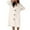 A-Beige, variant on Gytharion Fleece Nightgowns for Women Winter Warm Plush Sleepshirt Cute Solid Bow Pullover Mid-Length Nightdress Soft Cozy Ruffled Long Sleeve Crew Neck Sleepwear