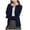Navy, variant on Lightweight Sweater Cardigan for Women Knitted Crew Neck Long Sleeve Button Down Coat Trendy Casual Comfy Clothes (XL, Yellow)
