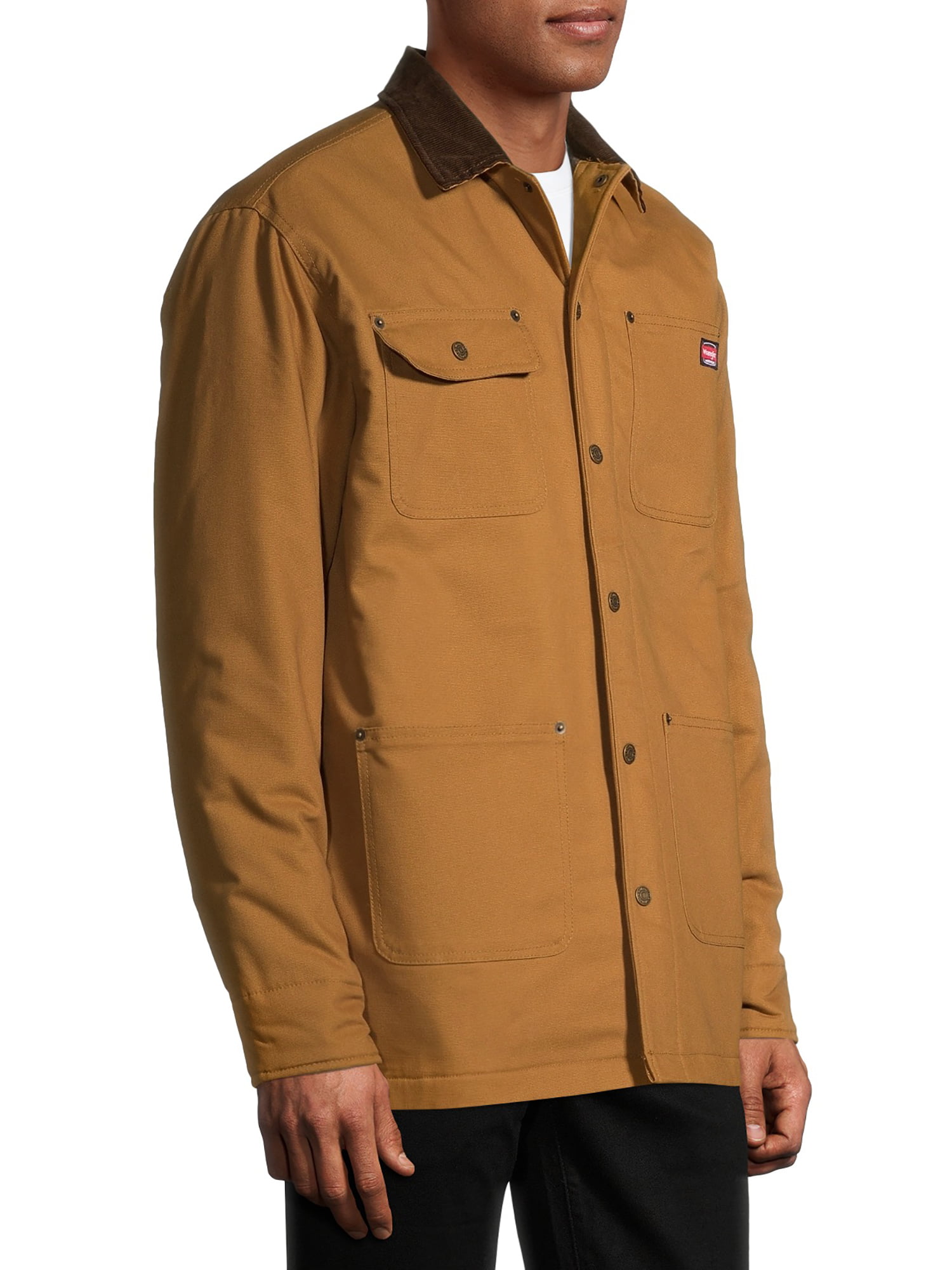 Wrangler Men's Flex Barn Chore Coat Jacket with Warm Durable Blanket Lining  