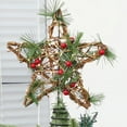 thumbnail image 5 of Hvmvliv Star Tree Topper Christmas Tree Top Ornament Wooden Christmas Star Tree Topper Five Pointed Star Xmas Treetop Decorations for Party Multicolor, 5 of 6