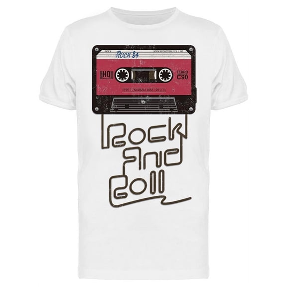 Cassette Audio Music T-Shirt Men -Image by Shutterstock, Male XX-Large