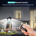 thumbnail image 4 of Solar Motion Sensor Outdoor Lights LM Bright LED Security Flood Light Adjustable Head Night Lighting Solar Powe IP with Remote for Outside Garage Yard, 4 of 7