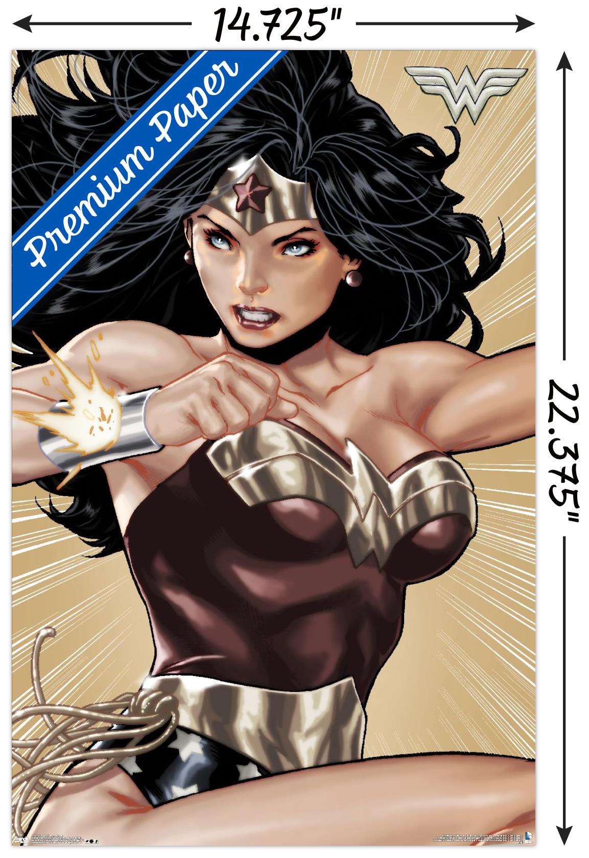 DC Comics - Wonder Woman - Hyper Wall Poster, 14.725" x 22.375"