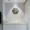 thumbnail image 5 of Yayeee Wall Clock Battery Operated 9.5" Silent Non-Ticking for Living Room, Floral Garden, 5 of 8
