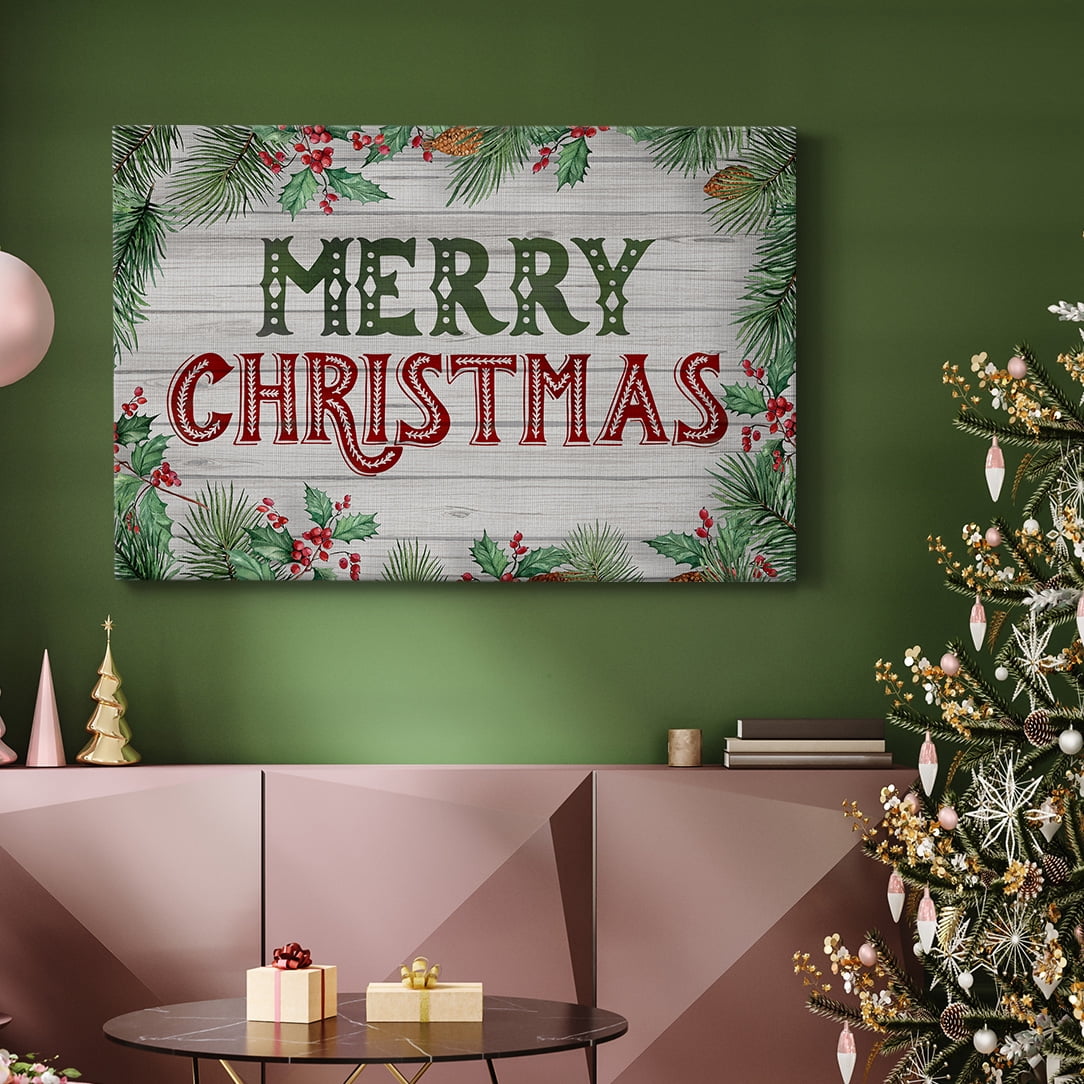 Christmas Greenery- Gallery Wrapped Canvas