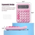 thumbnail image 2 of Calculadora Mr. Pen - Interruptor mecánico (12 dígitos), color rosa, 2 of 9