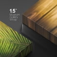 thumbnail image 4 of wall26 Canvas Print Wall Art Wood Panel Zen Palm Leaf Meditation Candle Massage Stones Nature Wilderness Photography Realism Landscape Colorful Multicolor for Living Room, Bedroom, Bathroom - 32&quot, 4 of 5