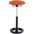 thumbnail image 3 of Scranton & Co 32" Backless Drafting Chair in Orange, 3 of 3