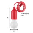 thumbnail image 3 of Bombilla LED colgante con pilas, coloridas bombillas de cable de tracción (roja) Lamparas, 3 of 8