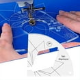 thumbnail image 1 of ZZwxWA Motion Quilting Template with Quilting Frame for Sewing Machine Ruler, 1 of 2