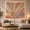 Layered Hills, variant on Golden Sun Beside a Fan of Pastel Rays, Playful Retro for Art Lovers, Sunburst Wall Art, Housewarming Gift, Tapestry Wall Hanging for Bedroom, Living Room and Studio