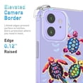 thumbnail image 4 of Swiming Turtle Clear Case for iPhone 12,Aesthetic Art Design Case for Men Women,Unique Soft Transparent TPU Bumper Case Cover, 4 of 5