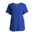 thumbnail image 2 of ClimateRight by Cuddl Duds Short Sleeve V-Neck Scrub Top (Women's ), 2 of 6