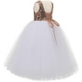 thumbnail image 2 of Ekidsbridal Vintage Corset Tutu Flower Girl Dress Junior Bridesmaid Wedding Pageant 205 8, 2 of 3