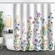 thumbnail image 1 of Cortina de baño, cortina de ducha de plantas verdes, impermeable y a prueba de moho, impresión digital 3D, partición de cortina de baño de bosque, no requiere perforación, xtl1025, 90*180, 1 of 1