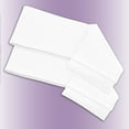 thumbnail image 3 of Men's Cotton Headband Sweatband 2-Pack 3" Wide Size X-Large Yoga Sports Fitness Made in USA White, 3 of 5