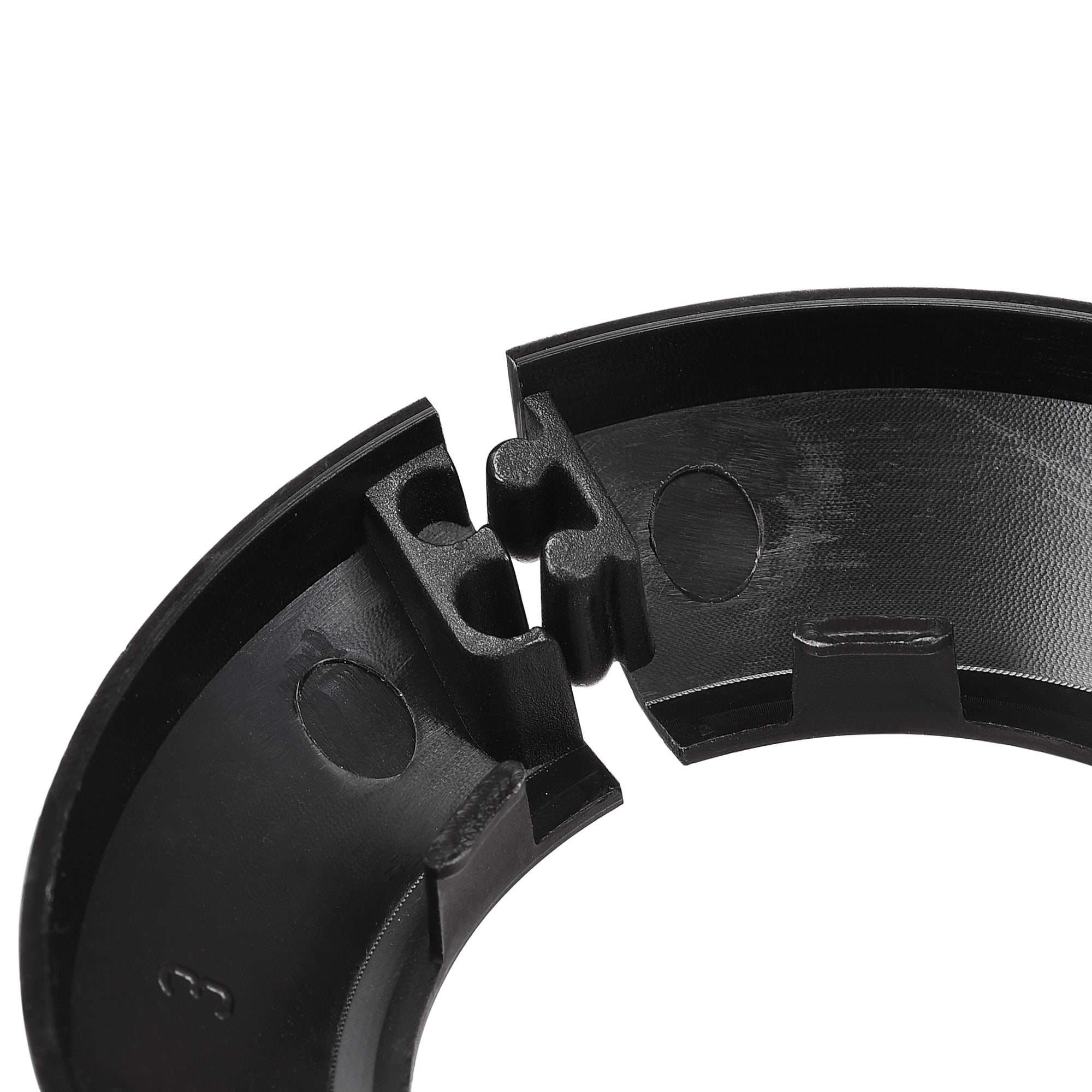Unique Bargains Plastic Escutcheon Water Pipe Cover for Use in Plumbing Black 50mm