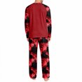 thumbnail image 3 of Men Halloween Pajama Set Ghost Pumpkin Print Long Sleeve Tops Nighty Set Cute Funny Costumes, 3 of 3