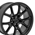 thumbnail image 5 of OE Wheels DG21 20 Inch Rim Fits Challenger 50th Anniversary Style 5x115 20x9 Satin Black - Hollander 10369 (1), 5 of 5