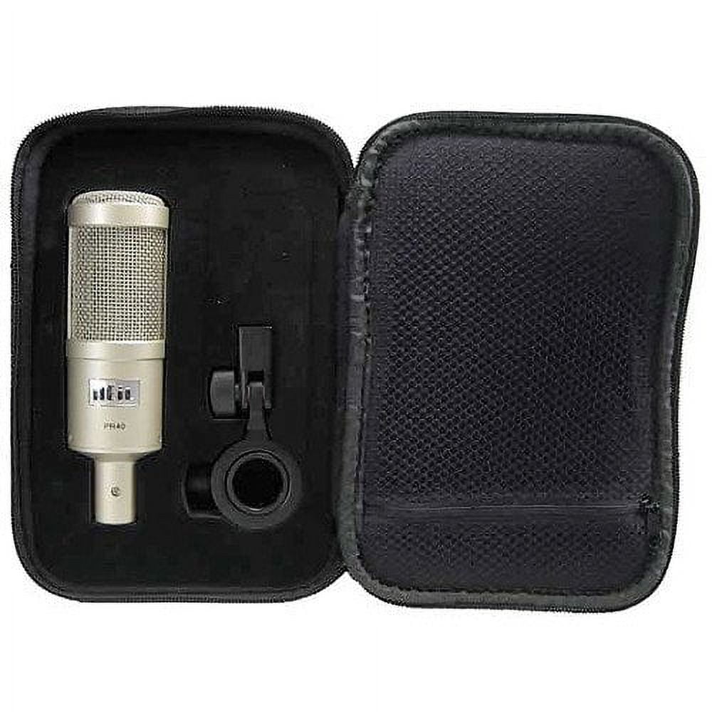 Heil Sound PR 40 Dynamic Cardioid Studio Microphone (Champagne) with Cloud Microphone CL-1 Cloudlifter Mic Activator & 20' XLR Cable Bundle