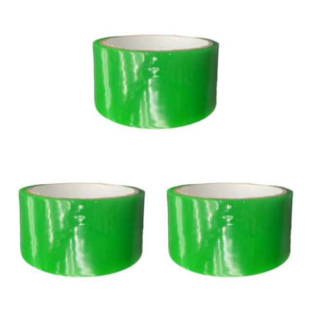 Destyer Funny Sticky Ball Rolling Tapes for Entertaining Game Green 10m 3Set