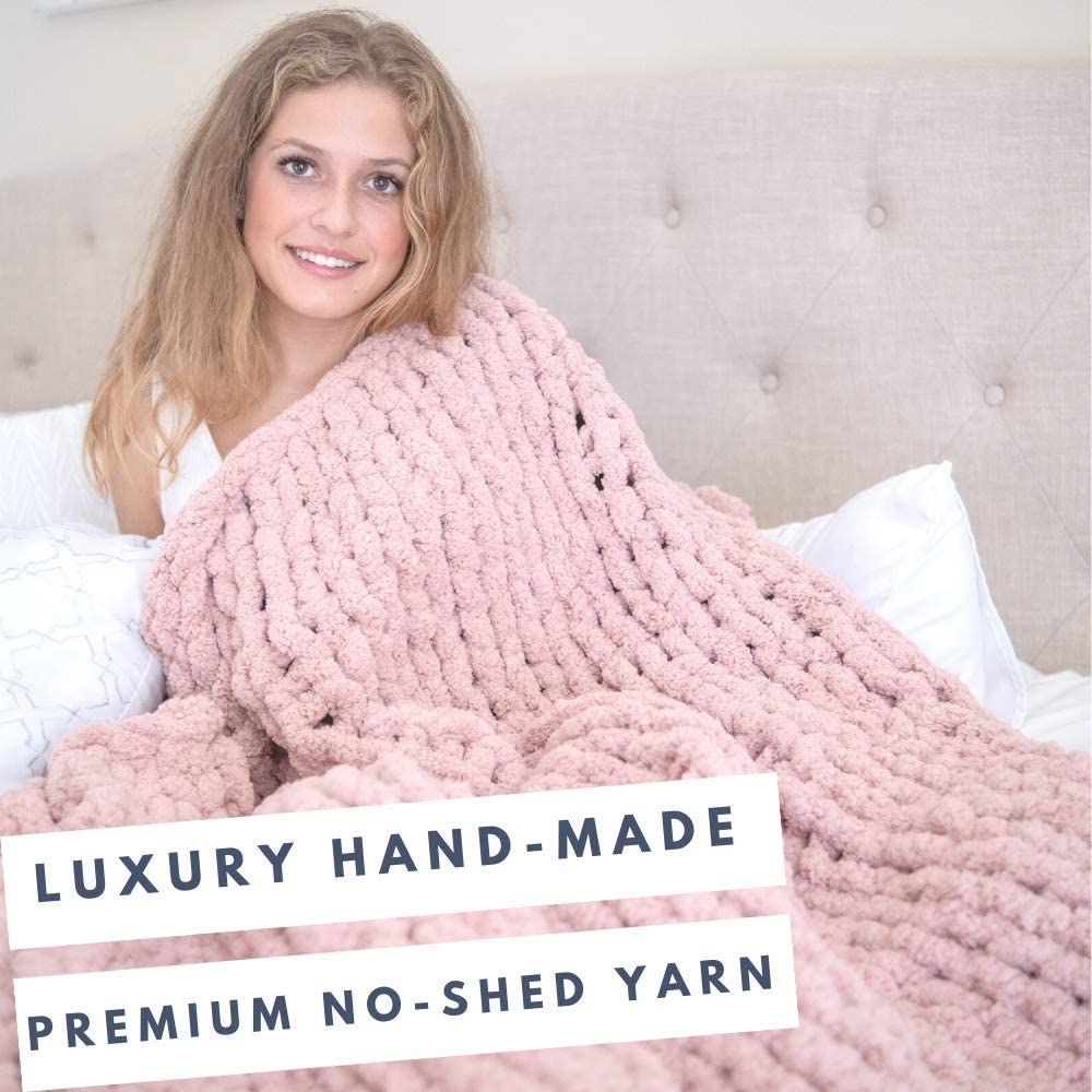 Luxury Chunky Knit Throw Blanket (39