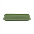 thumbnail image 2 of Turgla Fusion Glass Dinnerware 12.25" x 6" x h:1" Rectangular Basil Glass Platter, Set of 6 (01-018-31BSL), 2 of 3