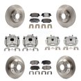 thumbnail image 1 of Transit Auto Front Rear Disc Brake Caliper Rotors and Ceramic Pads Kit (10Pc) for Car Hyundai Santa Fe Kia Sorento with Metal Piston KC8-101357T, 1 of 11