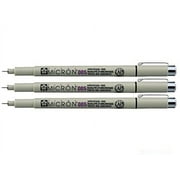 Sakura Pigma Micron 005 - Pigment Fineliners - 0.2mm - Black Pack of 3