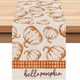 thumbnail image 4 of huayou Fall Harvest Theme Table Runner, 13x72 Inch Lightweight Waterproof Table Runner, for Thanksgiving Patry, Home Gathering, Kitchen, Dining Table, 4 of 7