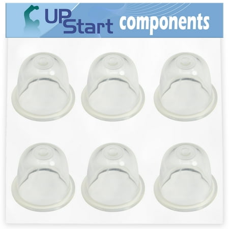 

6-Pack 188-12-1 Primer Bulb Replacement for Walbro WT-179-1 Carburetor - Compatible with 531002436 12318140630 Purge Bulb