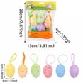 thumbnail image 3 of BotaniNest 6 Easter Egg Hangings Foam Easter Decorations Colorful Ribbon Hangings Printed Easter Eggs Suitable For Holiday Decorations Light Easter Party Decorations Trees Walls, 3 of 7