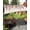 Brown, variant on Blue Eucalyptus Leaves Sun Sail Shades Rectangle Canopy,Sunlight Block Heavy Duty Curved Backyard Shade Cover,Farmhouse Watercolor Floral Waterproof Sun Shades for Patios Garden Pergola 6.5'x10'