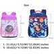 thumbnail image 2 of Mochilas para niños, lindas y ligeras, mochilas escolares para niños pequeños, impermeables, de neopreno, con dibujos animados., 2 of 5