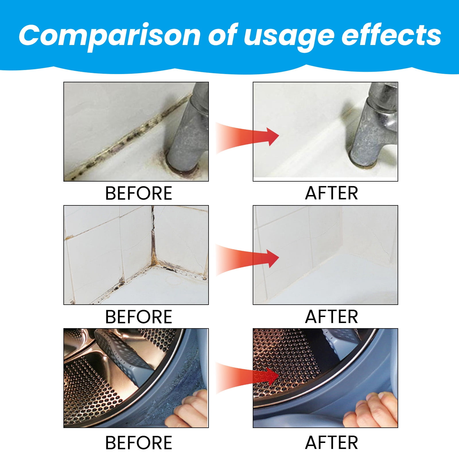 Cadorn Household Strong Decontamination Toilet Cleaner - Stubborn Scale Foam Cleaning Powder for Efficient Toilet Cleaning
