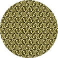 thumbnail image 1 of Ahgly Company Machine Washable Indoor Round Transitional Night Red Area Rugs, 4' Round, 1 of 7