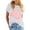 White, variant on QHWAUAKFBN T Shirts For Women Trendy Graphic Rose Graphic Tee Loose Fit Summer Short Sleeve Boyfriend Crew Neck Tshirts Top