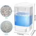 thumbnail image 3 of Manual Soap Dispenser 33.8oz/1000ml Wall Mount Soap Dispenser Bathroom Commercial Soap Dispenser Fo, 3 of 5