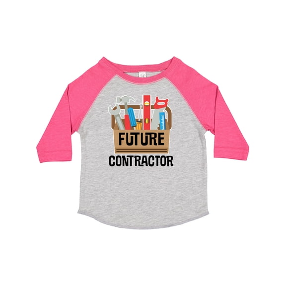 Inktastic Construction Future Contractor Boys or Girls Toddler T-Shirt