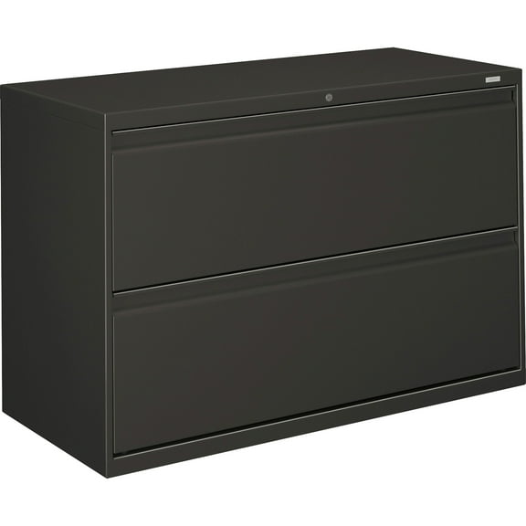 HON, Brigade 800 Series 2-Drawer Lateral, 1 Each, Charcoal