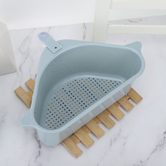 Kitchen Sink Rack,2Pcs Triangular Shape Kitchen Corner Draining Rack Kitchen Accessories Leading Edge Technology