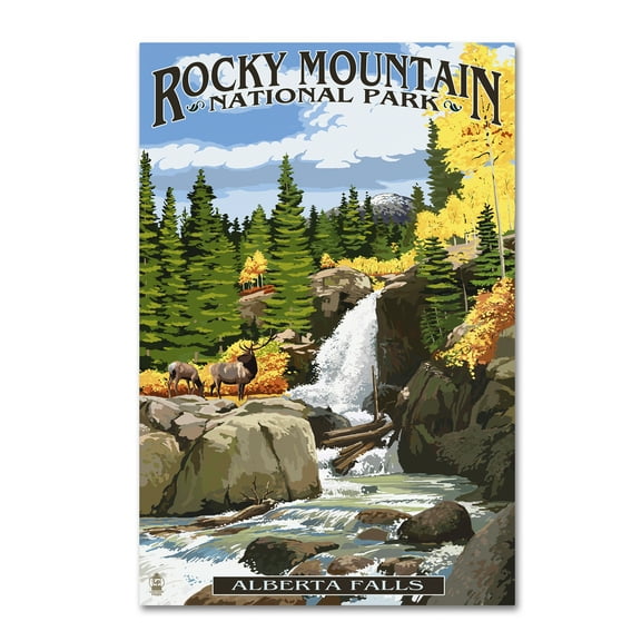 Trademark Fine Art 'Travel Poster 103' Canvas Art by Lantern Press