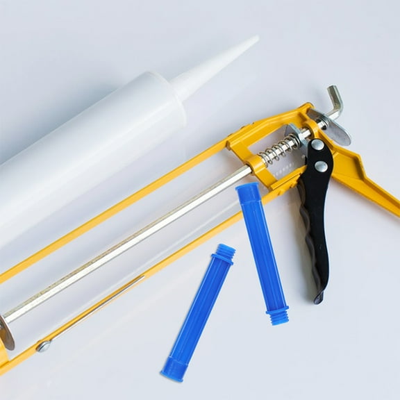 Raindrops Long Nozzle for Caulking Plastic Caulking Tube Extender Caulking Nozzle Extension Tool for Precision Caulking Professional Use