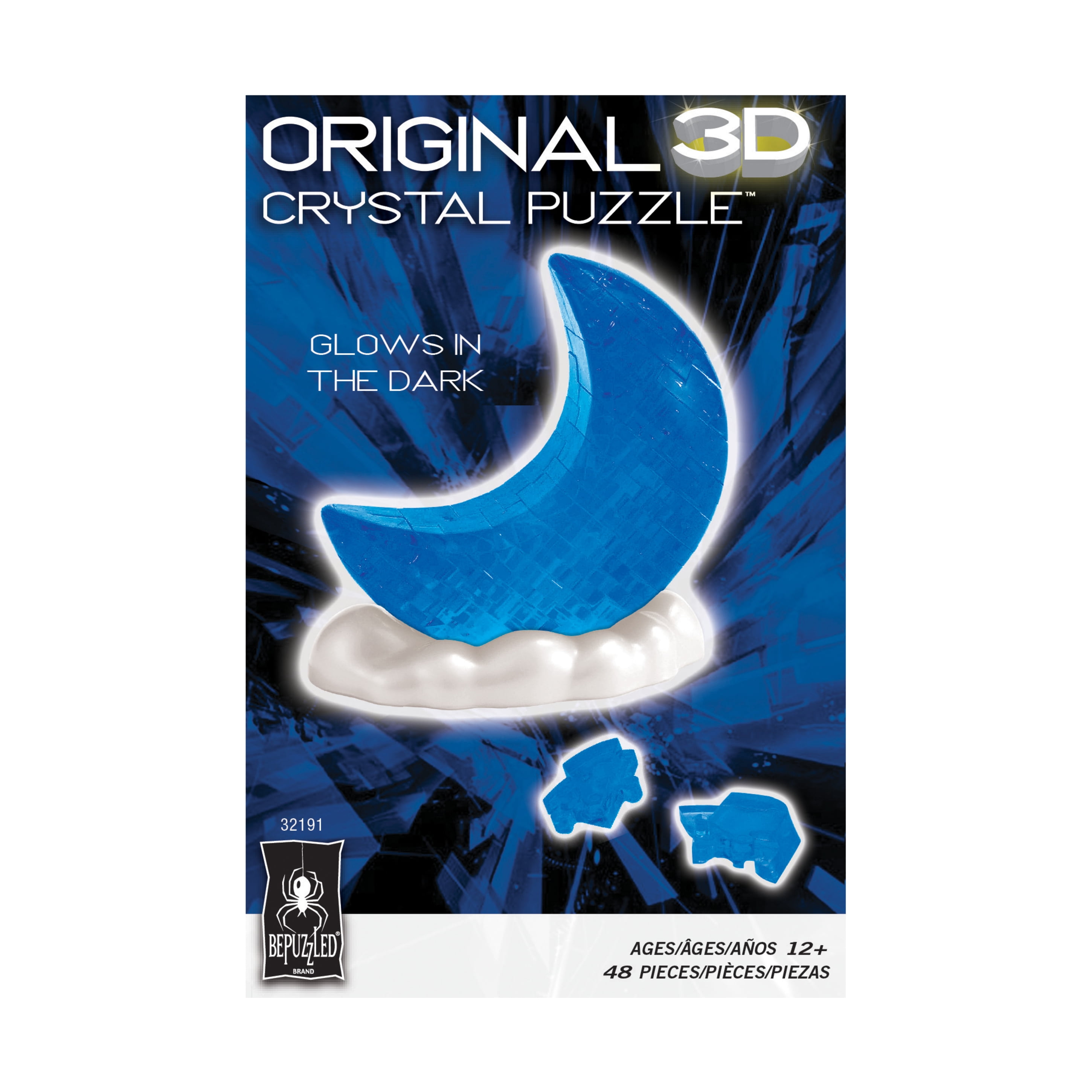パズル Amazon.com: Bepuzzled Original 3D Crystal Puzzle Deluxe - Dolphin