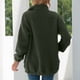 thumbnail image 5 of Pntutb Mujer Otoño e Invierno Temperamento Casual Color Sólido Bolsillo Cremallera Felpa Abrigo top Selecciones Flash Pntutb Pntutb-4843, 5 of 6