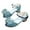 Blue, variant on shoper Girls Sandals Size 11 Adjustable Glass Slipper Heeled Sandals Open Toe Casual Children's Shoes Girls Sandals for Summer Blue 40