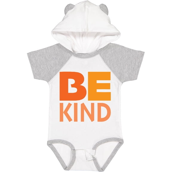 Inktastic Be Kind Logo In Orange Boys or Girls Baby Bodysuit