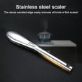 thumbnail image 6 of Sunjoy Tech Scale Scraper Stainless Steel Ergonomic Handle Fish Scale Remover Sharp Sawtooth Fish Skin Scaler for Home Kitchen, 6 of 7