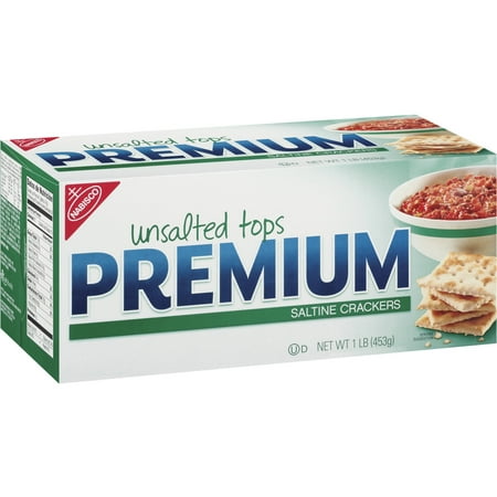 Nabisco Premium Unsalted Tops Saltine Crackers, 16 oz
