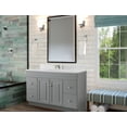 thumbnail image 4 of Design House 597286 Wyndham 48 Inch Unassembled 2-Door 4-Drawer Vanity without Top, Gray, 4 of 15